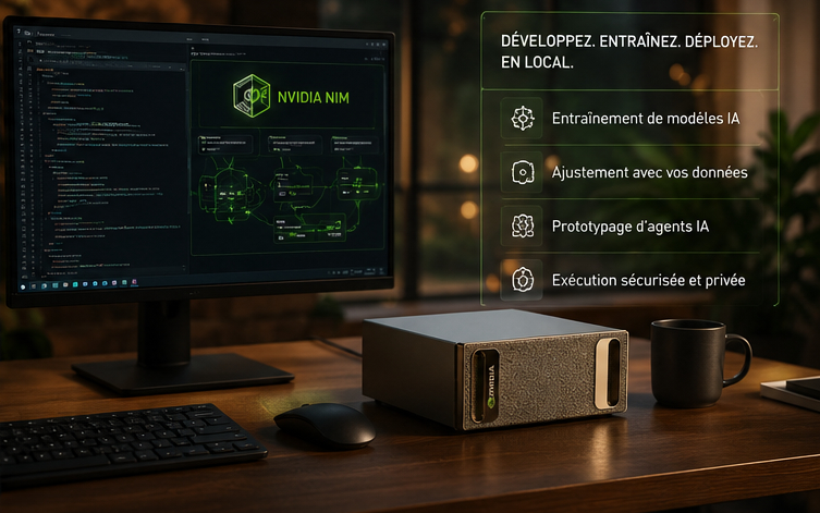  NVIDIA DGX Spark : l’intelligence artificielle arrive sur ton bureau 